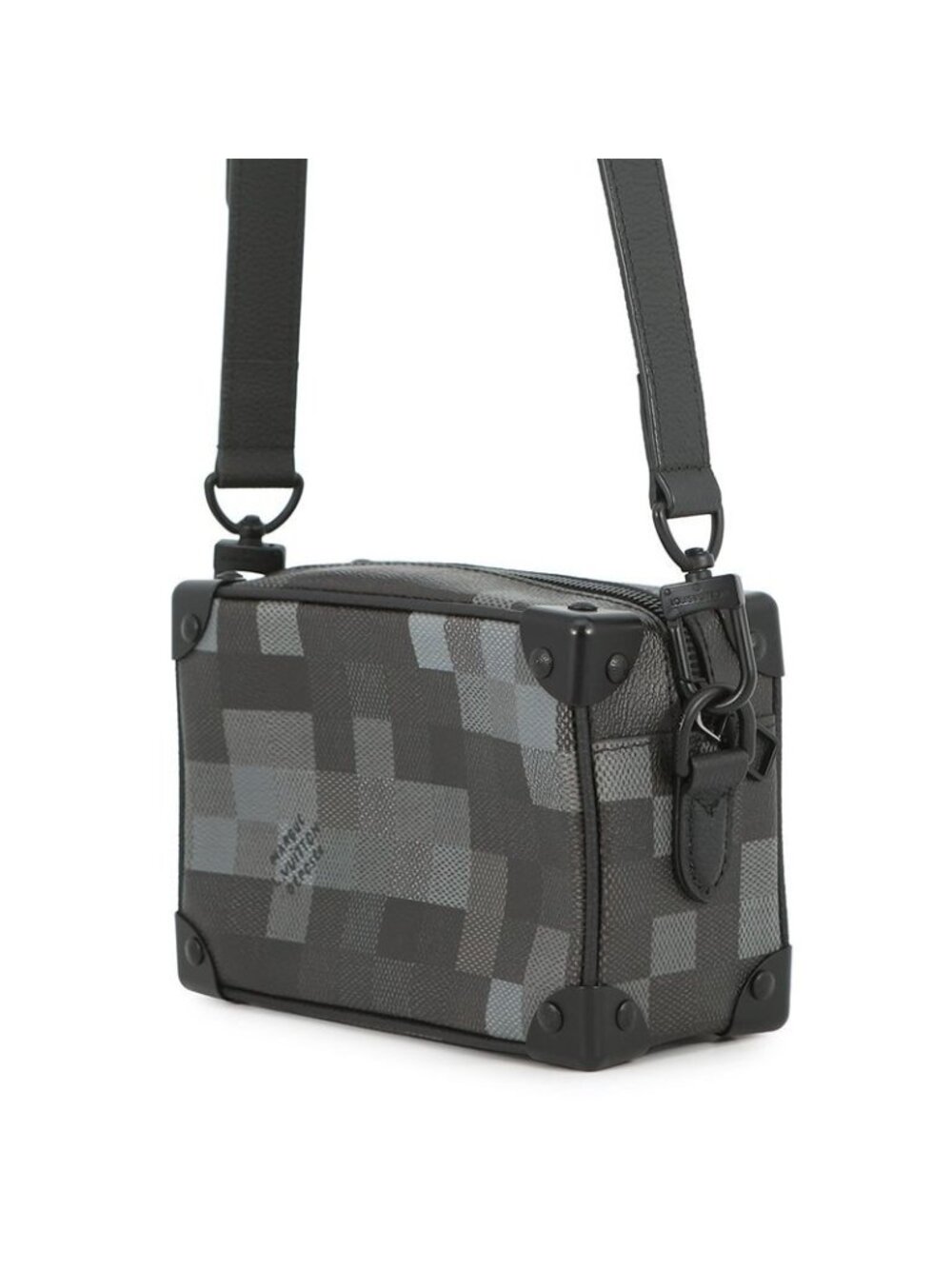 Louis Vuitton Shoulder Bag Damoflage Black Mini Soft Trunk - Picture 2 of 10